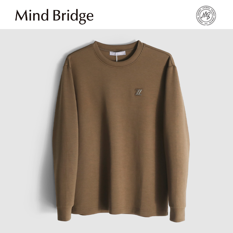MindBridge【造型神器】300g莫代尔高弹垂感打底T恤卫衣保暖M4395