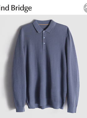 MindBridge莱赛尔桑蚕丝/绵羊毛混纺/秋冬商务休闲保暖针织衫MA7W