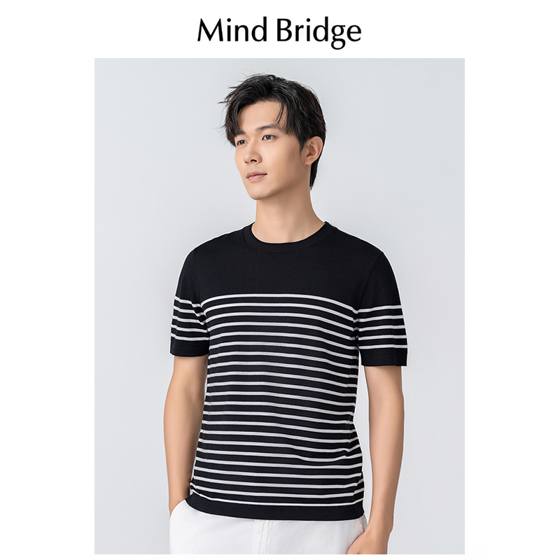 MindBridge短袖休闲中青年T恤潮
