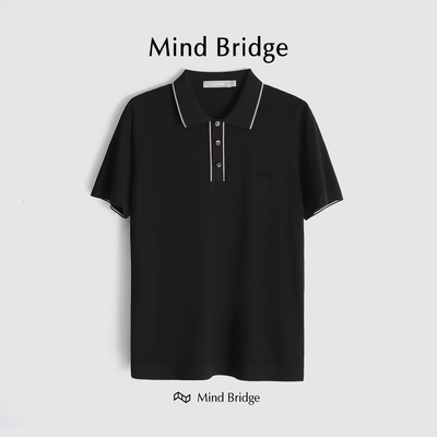 MindBridge夏短袖休闲商务POLO衫