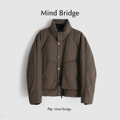MindBridge羊毛羽绒服白鸭绒保暖
