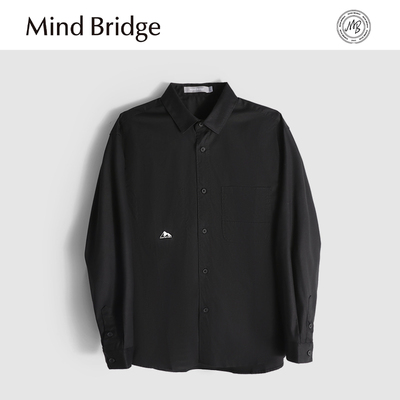 MindBridge【即将断码】春秋男士高端商务休闲翻领长袖衬衫 M4457