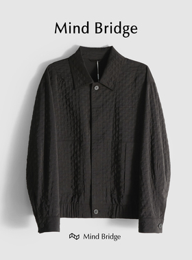 MindBridge【gentry boy】暗黑早春男士宽松休闲夹克外套潮 M4019