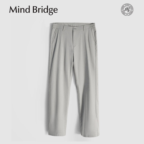 MindBridge亚麻+再生纤维素/商务休闲西裤/舒适松弛/透气抗皱MB4S