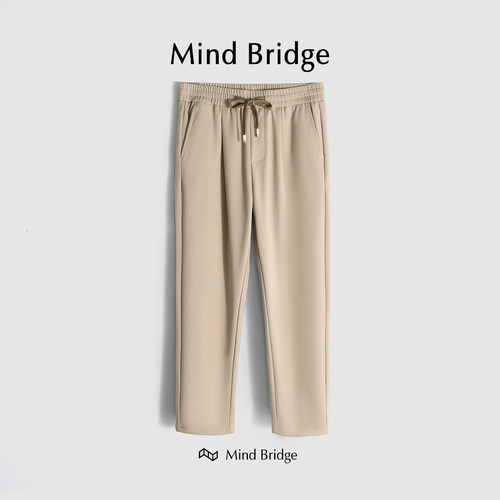 MindBridge直筒保暖休闲卫裤抽绳