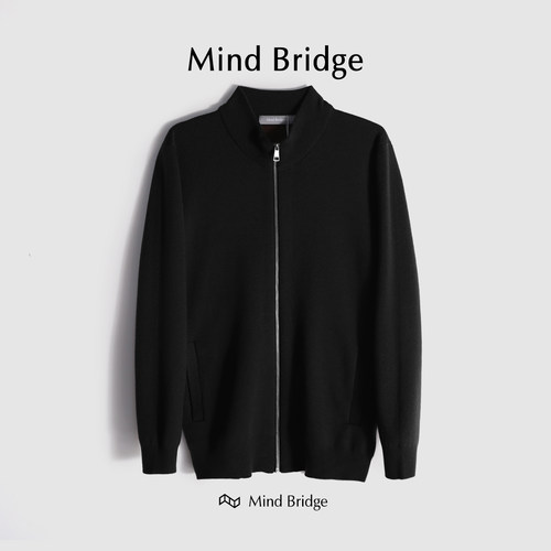 MindBridge绵羊毛保暖针织衫透气