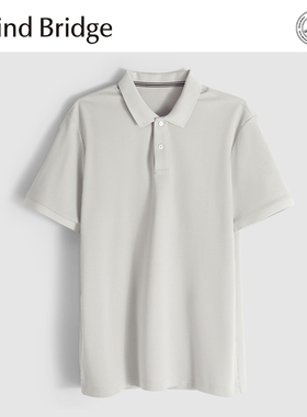 MindBridge【索罗娜】夏季凉感商务休闲翻领短袖T恤POLO衫男 MA4T