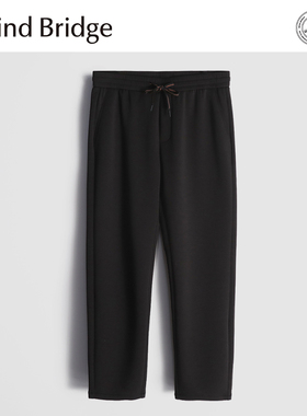 MindBridge面膜触感/柔软透气/秋季弹力直筒商务休闲抽绳卫裤MAB8