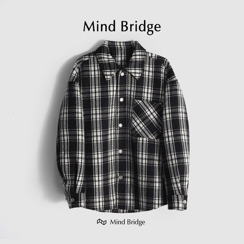 MindBridge秋冬休闲羊毛夹克保暖