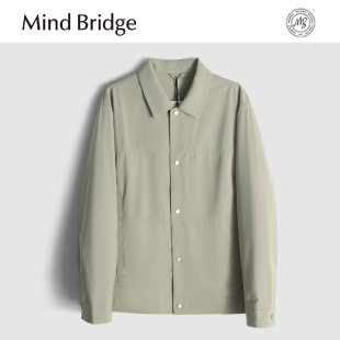 弹力防风翻领商务休闲夹克抗皱MA52 秋季 MindBridge高密度 轻量化