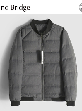 MindBridge【硬核小帅】冬季棒球领鸭绒轻薄羽绒服防风保暖 M4435