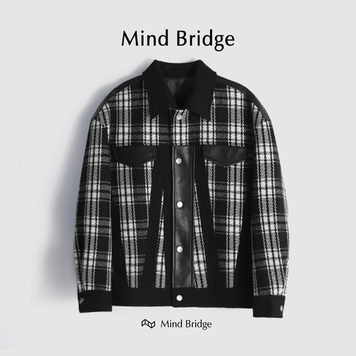 MindBridge翻领秋冬防风保暖夹克