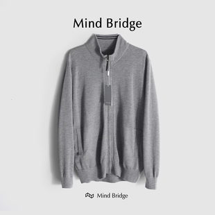 抗皱春M4417 垂感弹力针织衫 百家好 MindBridge高端莱赛尔天丝男士