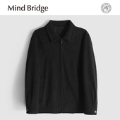 MindBridge 凛春谱曲 重磅复古灯芯绒商务休闲翻领夹克保暖MA10
