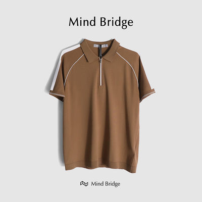 MindBridge夏短袖休闲商务POLO衫