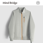 秋季 MindBridge 弹力针织 户外运动休闲商务立领夹克吸湿透气MA9W