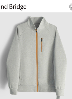 MindBridge 弹力针织/秋季户外运动休闲商务立领夹克吸湿透气MA9W