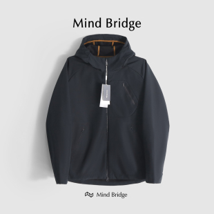 MindBridge 户外防水防风软壳加绒冲锋登山服秋M002 出街时髦精