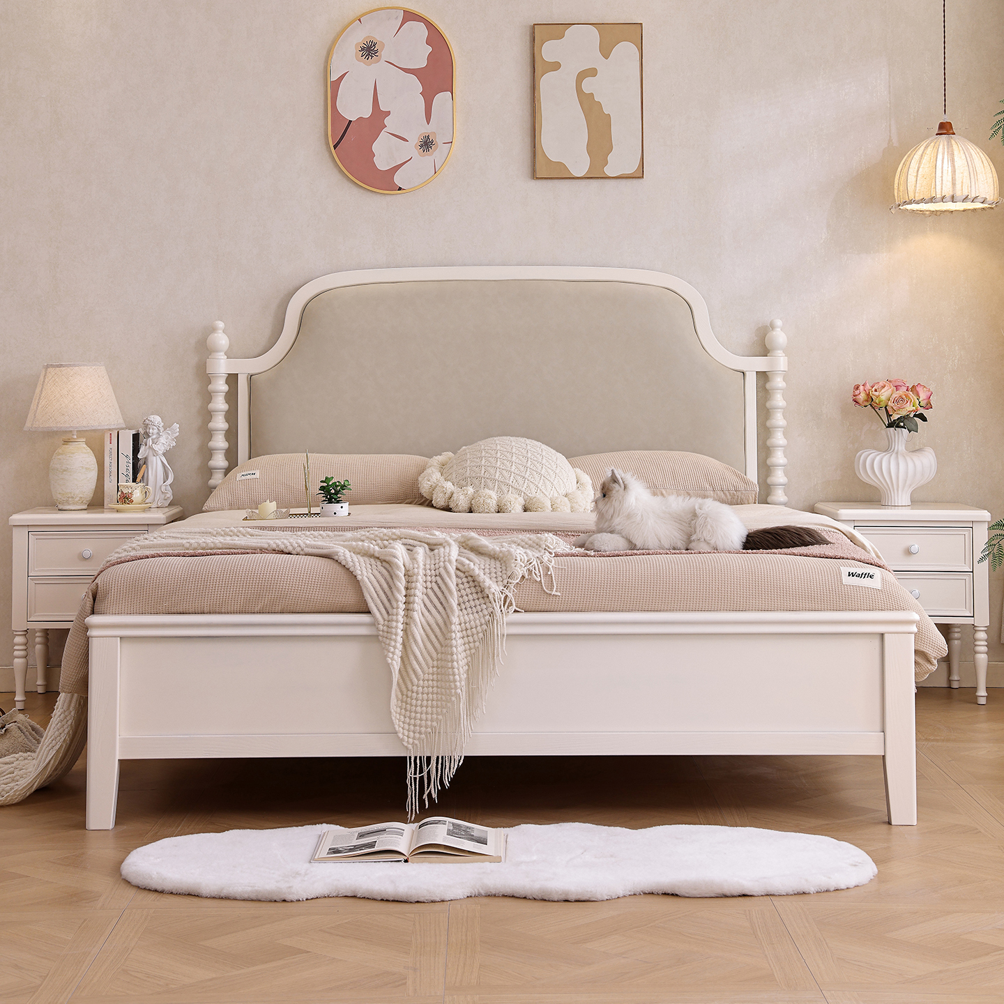 实木床1.8米双人床现代简约床