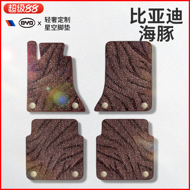 适用于比亚迪海豚星空毯脚垫