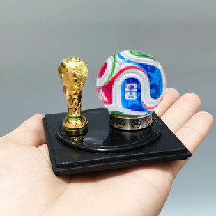 2026德国阿根廷葡萄牙巴西足球国家队奖杯男孩桌面摆件球迷饰品