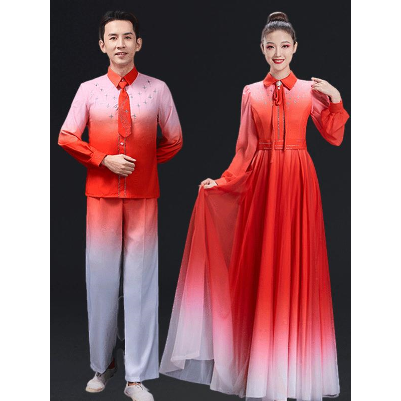 康塔表演服装女短裙中学生