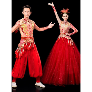 采购产品男女新龙服，击鼓服，中国式节日锣鼓，腰鼓服，舞龙，舞