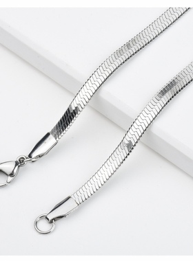 欧美马鞭链龙虾扣蛇骨链条项链