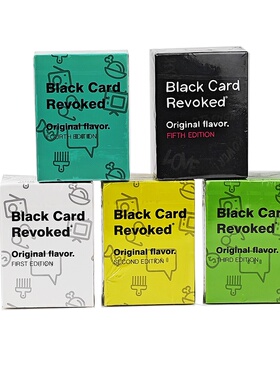 跨境black card revoked  third 全英文卡牌聚会纸牌玩具游戏