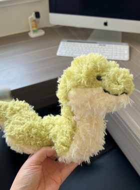 英国jellycat 玩偶同款jelly可爱卷毛小蛇毛绒玩具安抚娃娃礼物