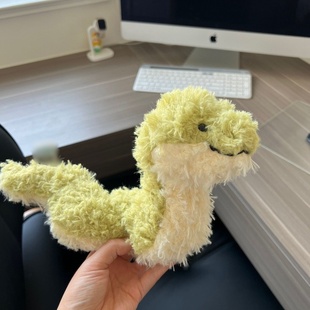 英国jellycat jelly可爱卷毛小蛇毛绒玩具安抚娃娃礼物 玩偶同款