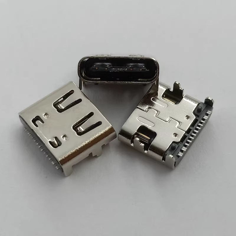 适用PS5手柄充电口 尾插内置母座 type-c接口 12针电源孔