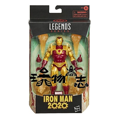玩物尚志 孩之宝漫威传奇系列MARVEL LEGENDS 钢铁侠2020 6寸限定
