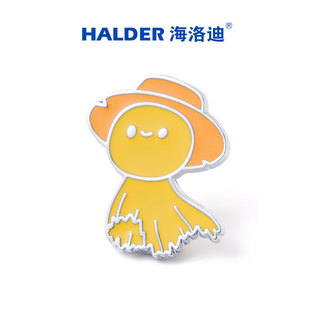 4款 HALDER 饰徽章 晴天娃娃天气季 节卡通金属胸针可爱日系男女装