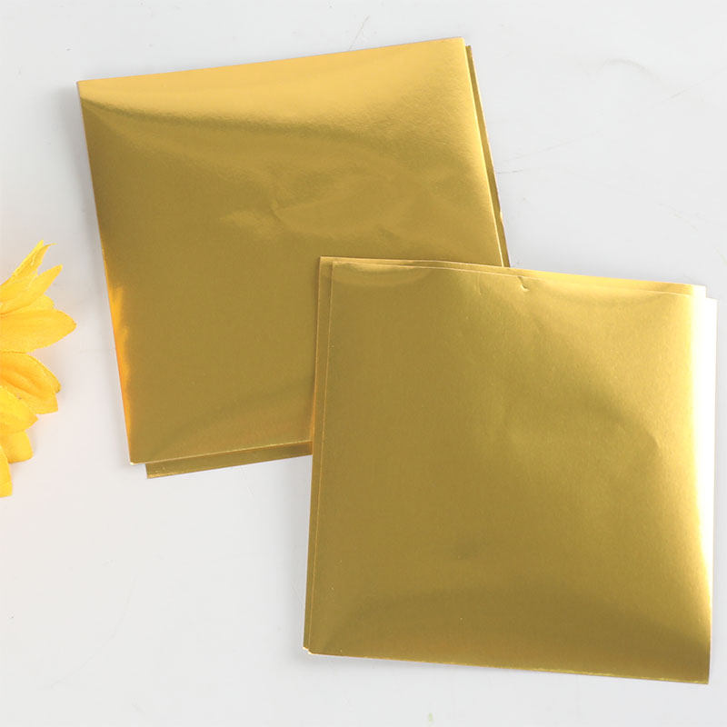 香烟口香糖内衬锡纸巧克力茶叶包装复合铝箔纸金银色光亮面细格纹