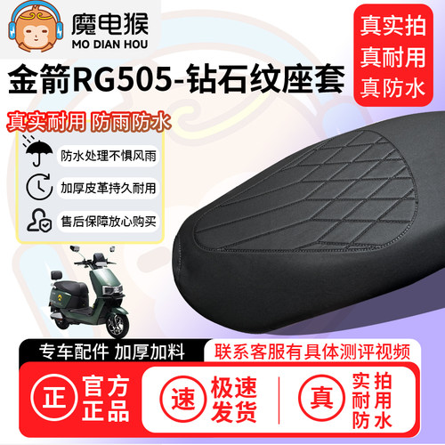 魔电猴适用于金箭RG505电动车座套坐垫套防水坐垫专用四季保护套