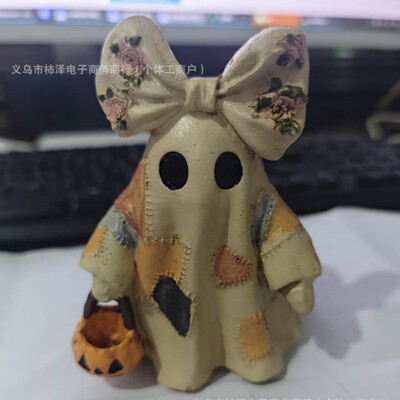 跨境热销Patchwork Ghost Halloween Decor拼布鬼魂万圣节装饰