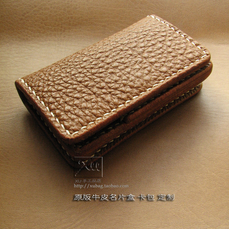 xu手工定制法国原版复古风格卡包