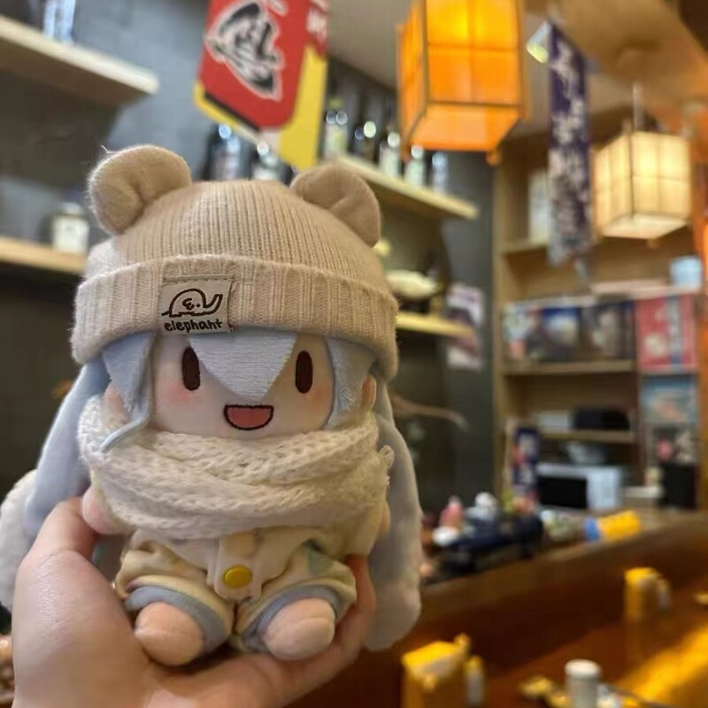 初音未来骨架可换装毛绒公仔玩偶