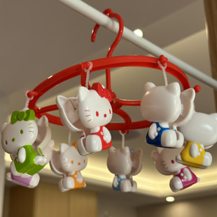 hellokitty袜子架家用可爱卡通挂架宿舍晾晒袜子神器多功能置物架