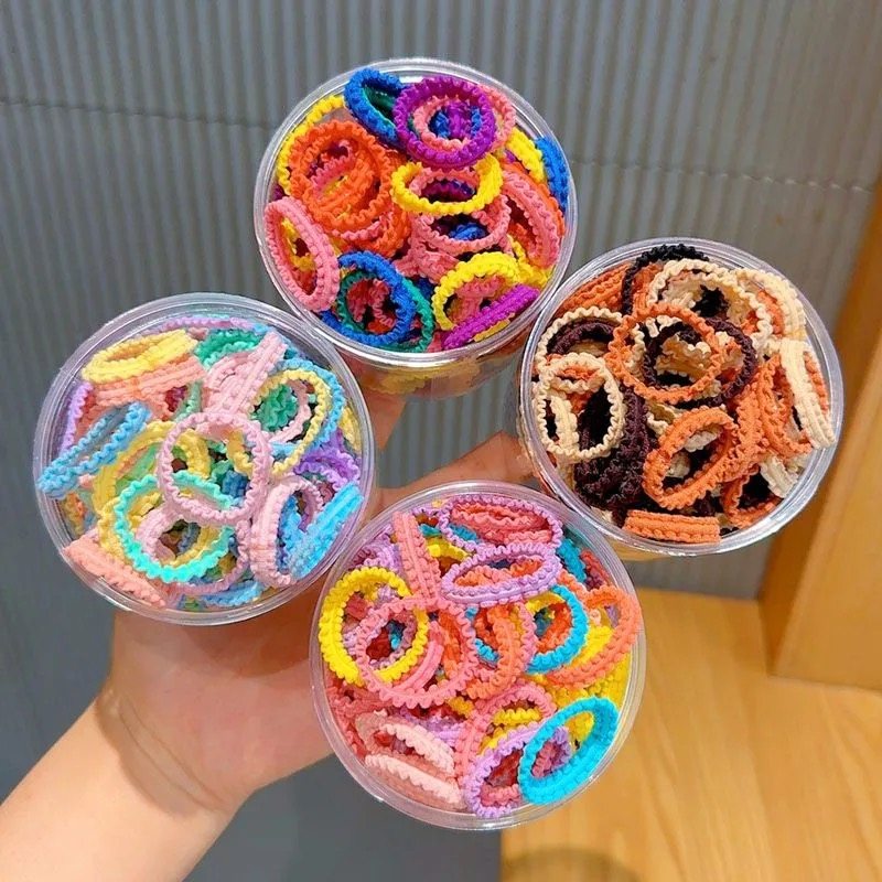 儿童扎头发皮筋无痕不伤发