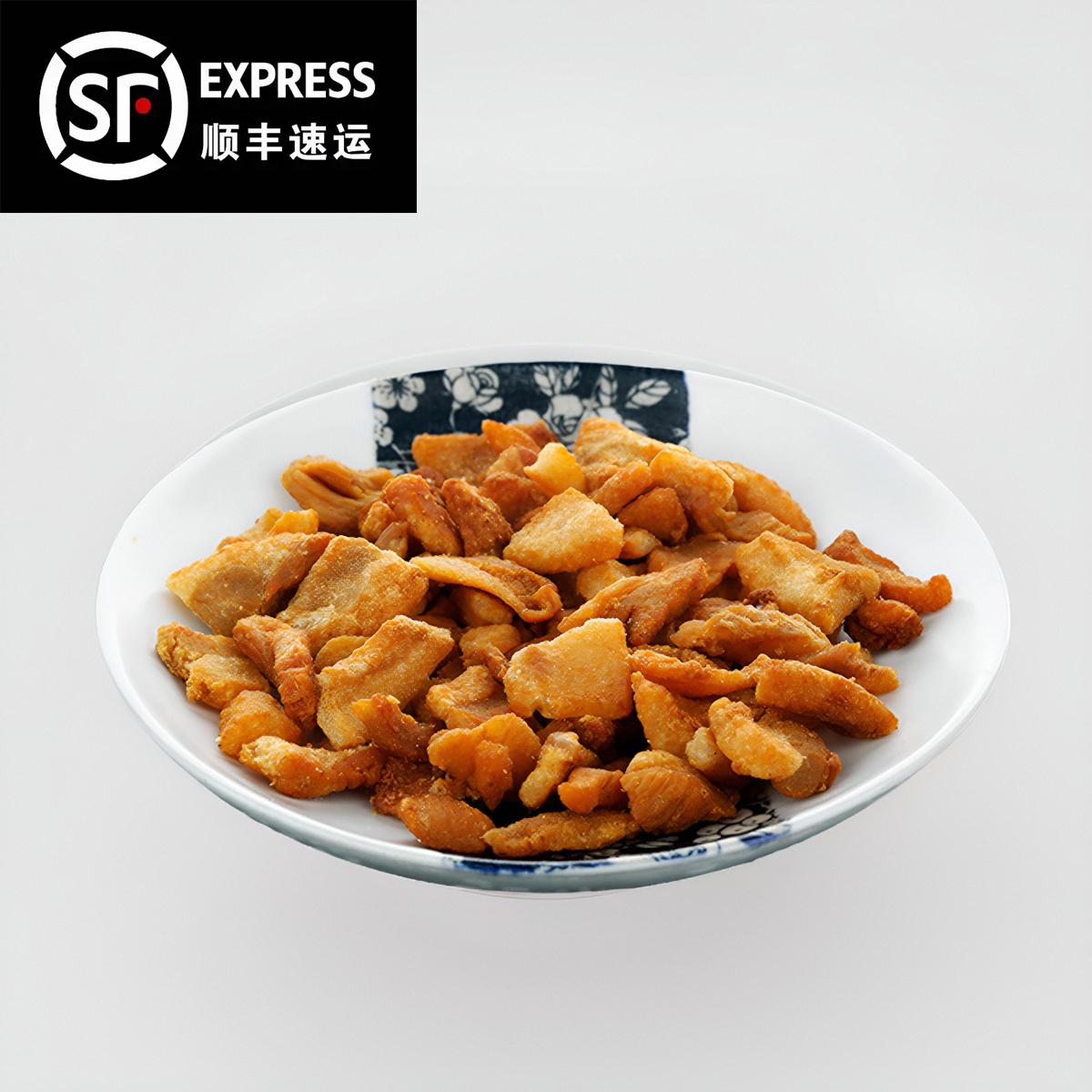 青岛特产李记五花肉油脂渣零食
