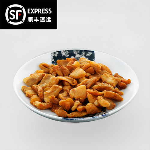 青岛特产李记五花肉油脂渣零食