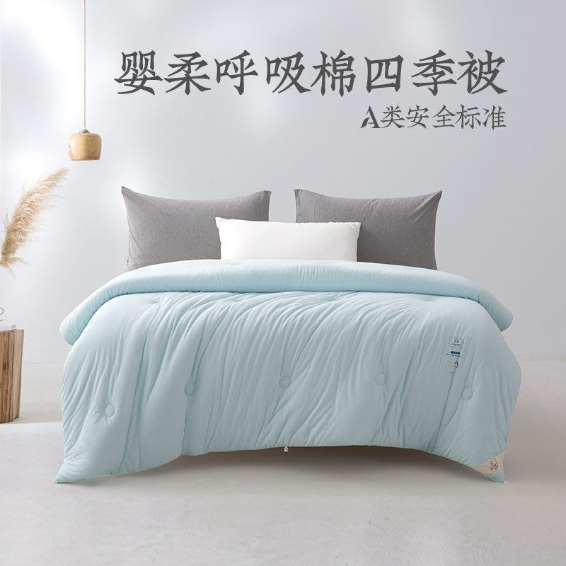 远梦婴柔呼吸棉冬被夏凉被空调被单双人婴儿级A类软春秋四季被子,床上用品,化纤被,淘宝优惠券,粉丝福利购,淘宝优惠卷