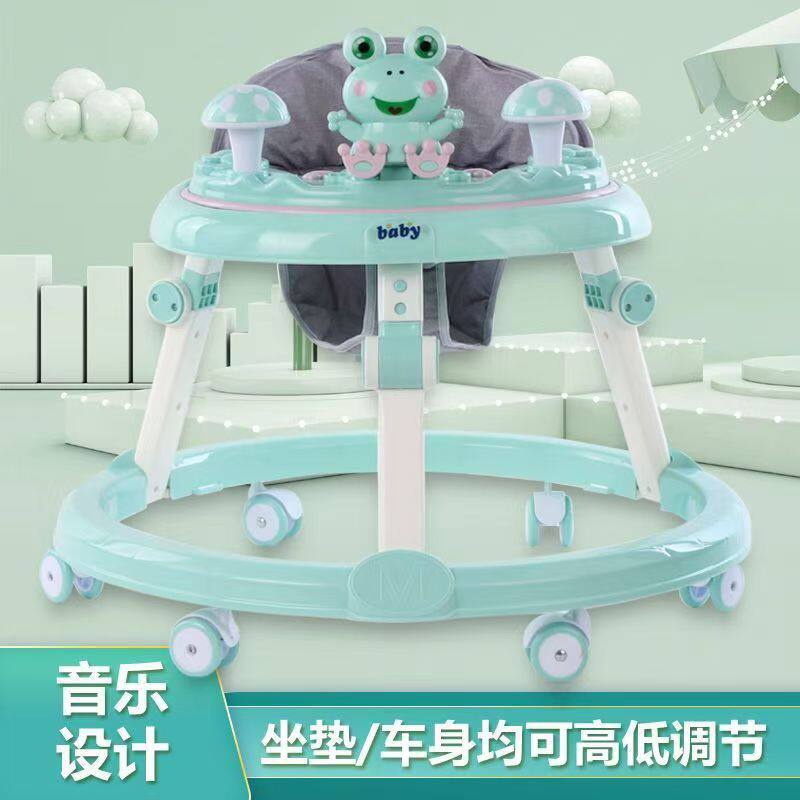 可折叠学步车婴幼儿多功能防侧翻手推车宝宝可坐可推学行车起步车