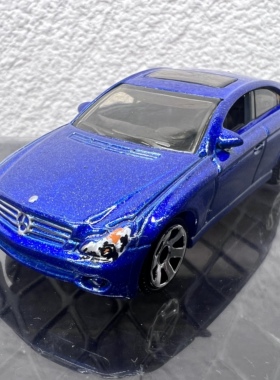 1:65奔驰Benz CLS500轿车合金汽车模型摆件场景摆设模型