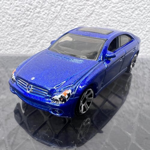 1:65奔驰Benz CLS500轿车合金汽车模型摆件场景摆设模型