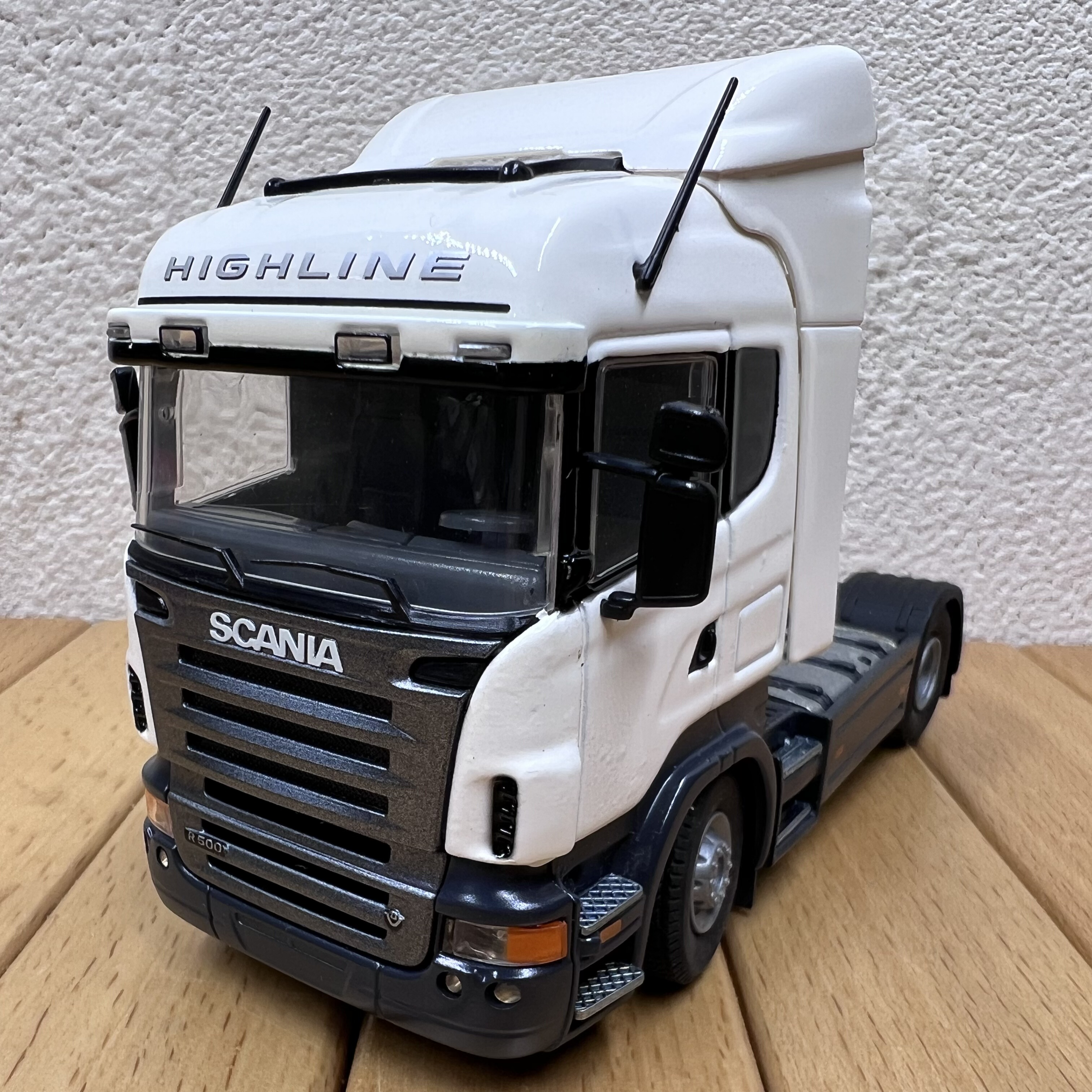 1:50斯堪尼亚2009款R500车头合金汽车模型摆件 牵引车头卡车模型