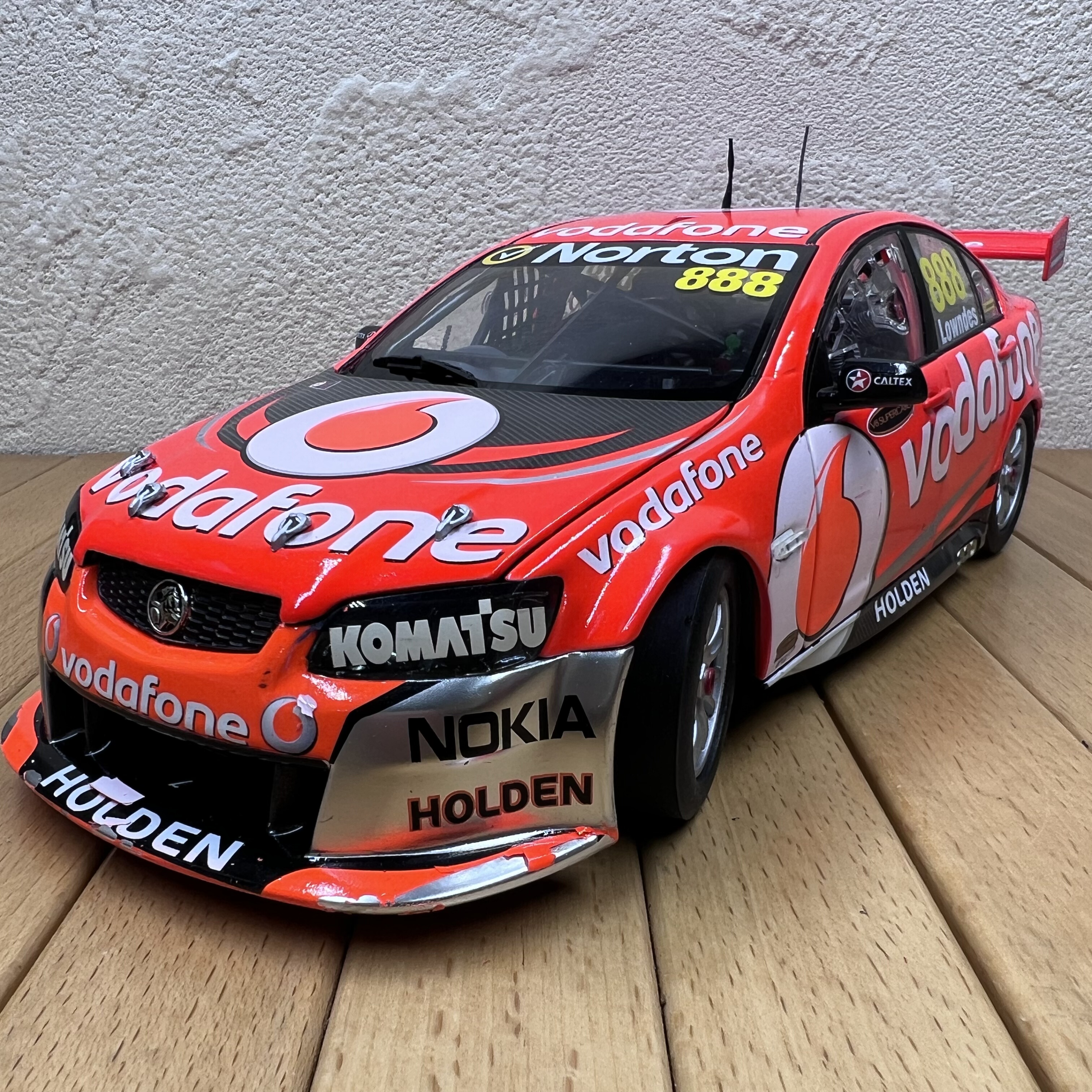 1:18霍顿VE第二代海军准将赛车合金模型摆件2012年澳洲超级房车赛