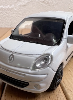 1:43雷诺Kangoo汽车合金模型摆件面包车货车运输车场景摆设